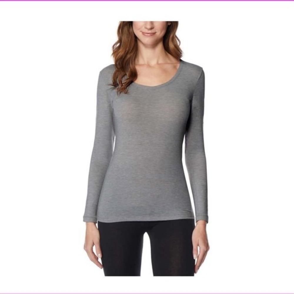 New 32 Degrees Heat Weatherproof Long Sleeve Scoop Neck Base Layer Shirt #70241